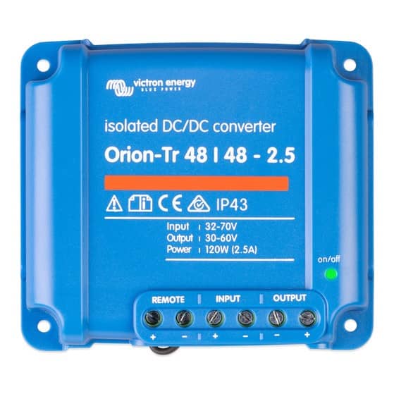Victron Energy Orion-Tr DC-DC converter 48/48-2.5A (120W) Isolated   ORI484810110
