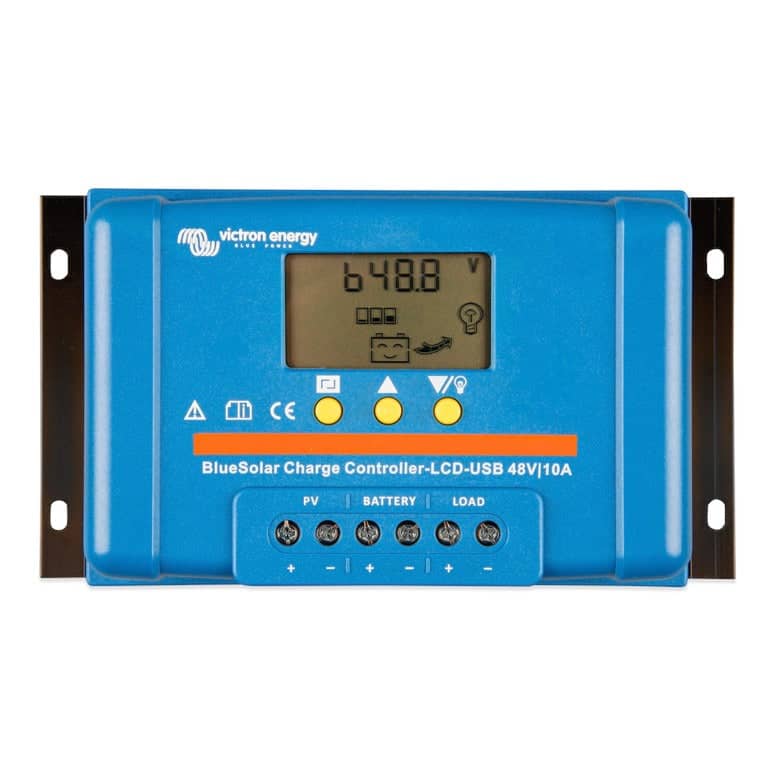 Victron Energy BlueSolar PWM-LCD & USB 48V-10A   SCC040010050