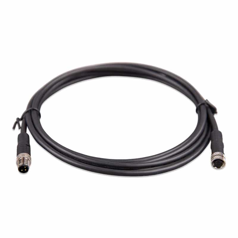 Victron M8 circular connector Male/Female 3 pole cable 1m (Bag of 2)   ASS030560100