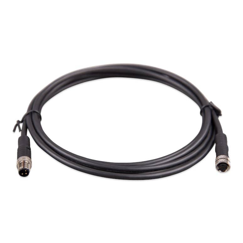 Victron M8 circular connector Male/Female 3 pole cable 3m (Bag of 2)   ASS030560300