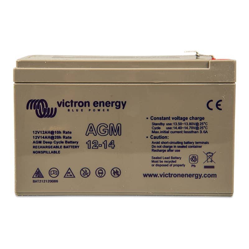 Victron Energy AGM Deep Cycle Battery 12V/14Ah   BAT212120086