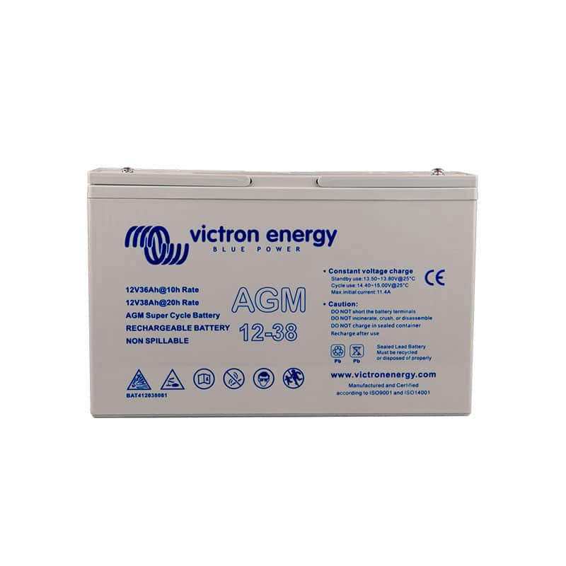 Victron Energy AGM Deep Cycle Battery 12V/38Ah   BAT412350084