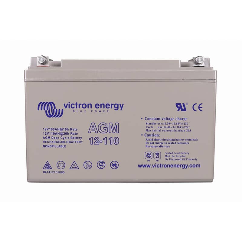 Victron Energy AGM Deep Cycle Battery 12V/110Ah   BAT412101084