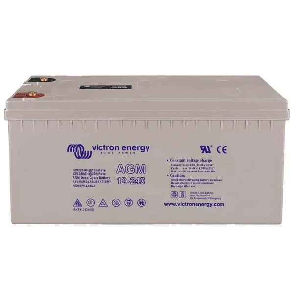 Victron Energy AGM Deep Cycle Battery 12V/240Ah (M8)   BAT412124081