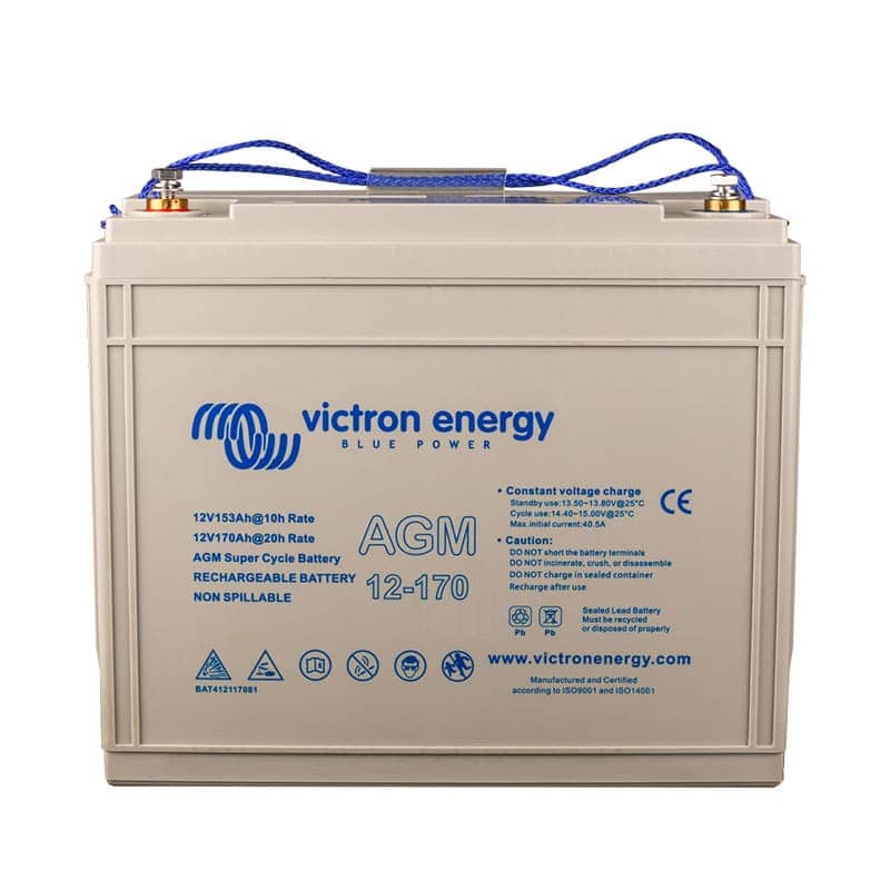 Victron Energy AGM Super Cycle Battery 12V/170Ah (M8)   BAT412117081