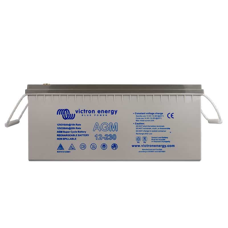 Victron Energy AGM Super Cycle Battery 12V/230Ah (M8)   BAT412123081