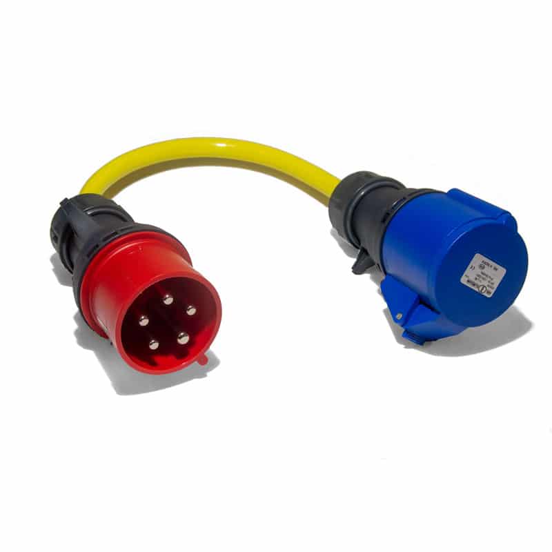 Victron Energy Adapter Cord 32A/3 to single ph.-CEE Plug 5P/CEE Coupling 3P  SHP307700300
