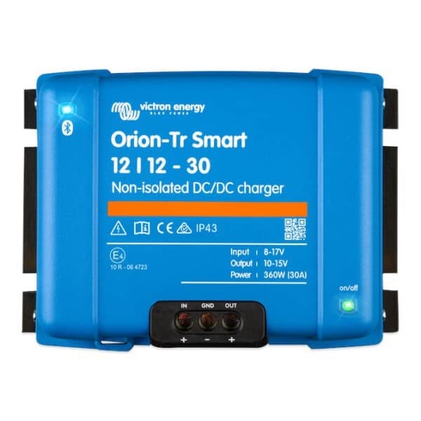 Victron Orion-Tr Smart DC-DC charger 12/12-30A (360W) Non-isolated   ORI121236140