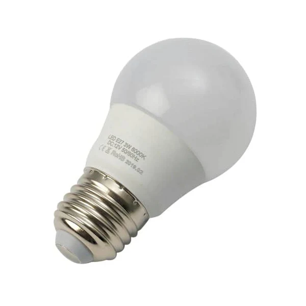 LED Bulb 12V Cool White 300lm - E27 Fitting   LED3W5000K