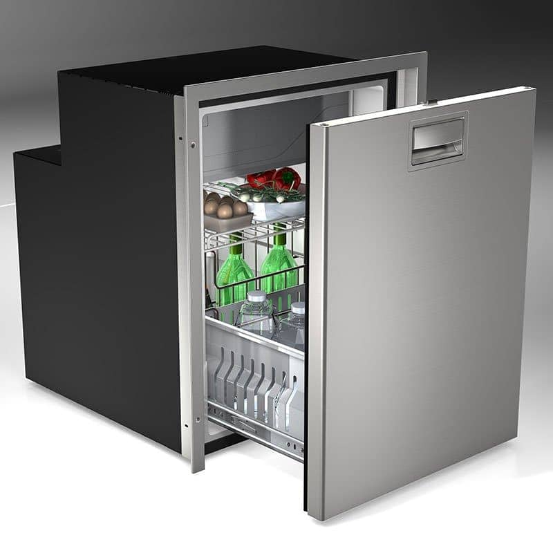 90L S/S Single Drawer Fridge 12/24V with Ice Box DW90 RFX  VFDW90RFXPFTOCX