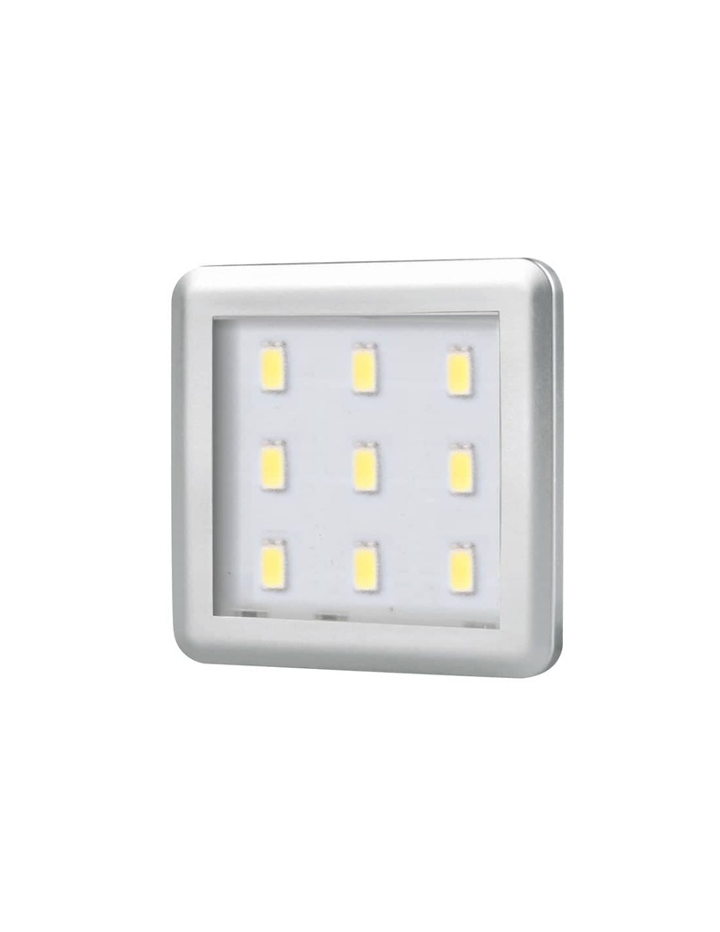 SQUARE3 Aluminium ( Warm White 30K )    SQUARE3-AL-30K-01W