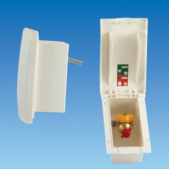 WHITE TND Gas Outlet Box    PO683