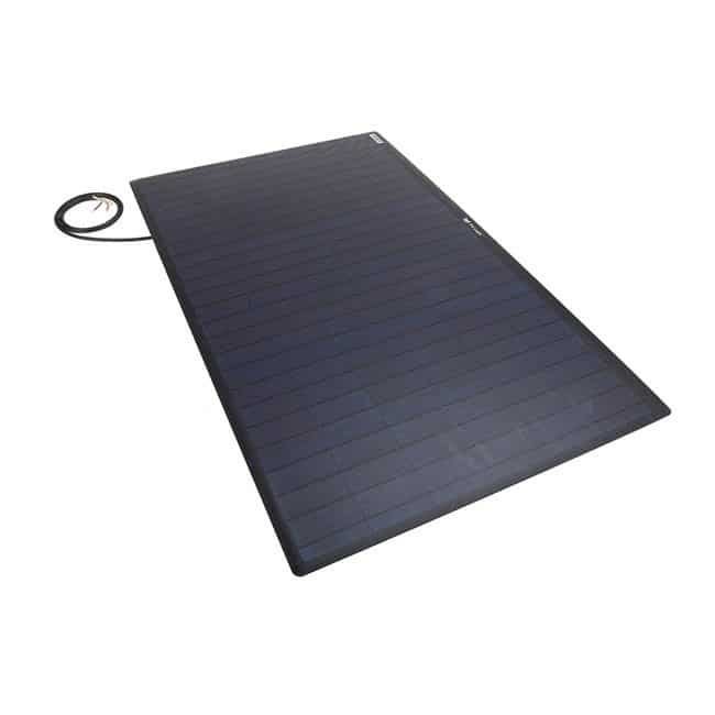 100W Flexi Solar Panel Black Rear Cable Exit   STPVF100RB