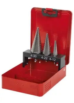 HSS M2 Step Drill Set 3pc    AK4733