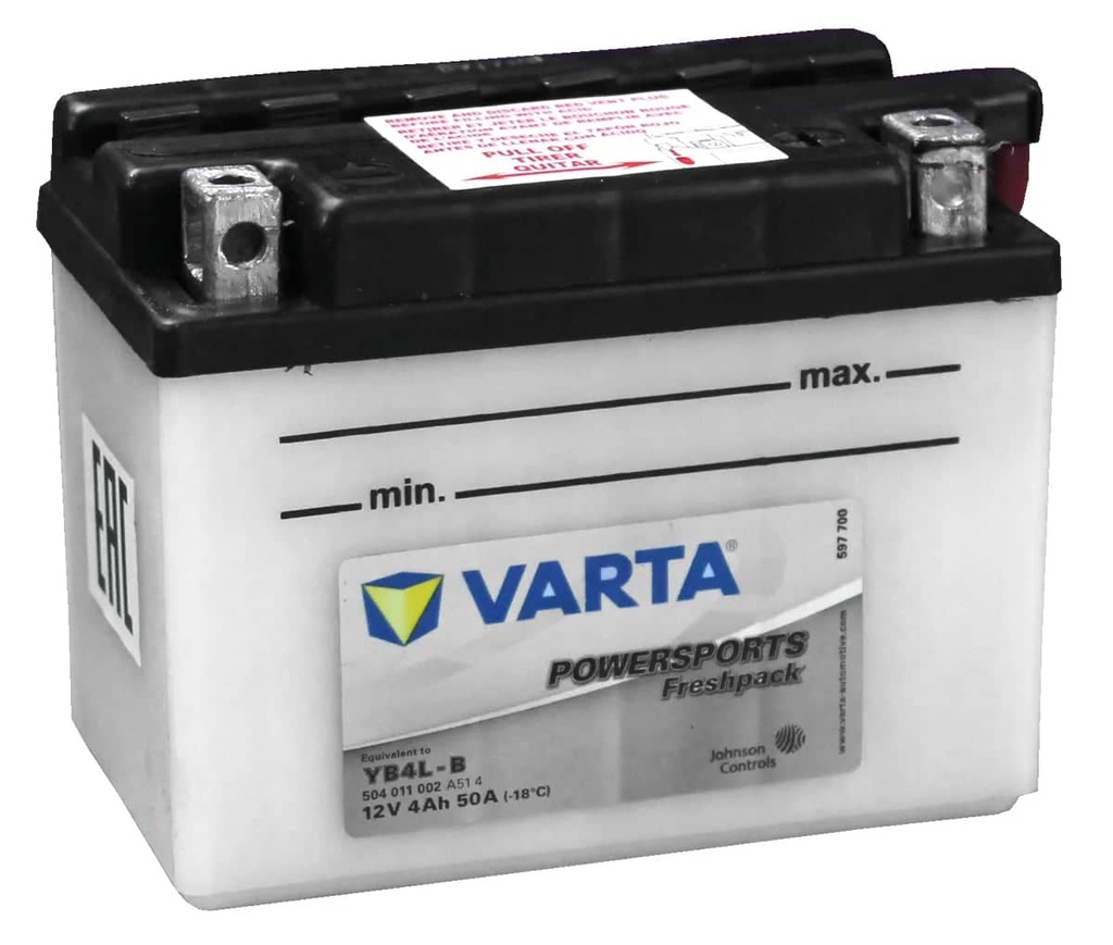 Varta YB4L-B    504011002F