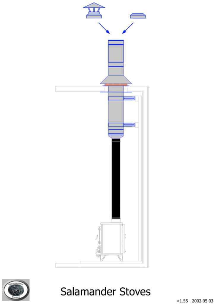 Van Woodburner Flue Kit