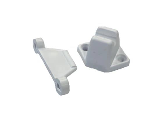 Snap Plastic Door Retainer ( White )    86002