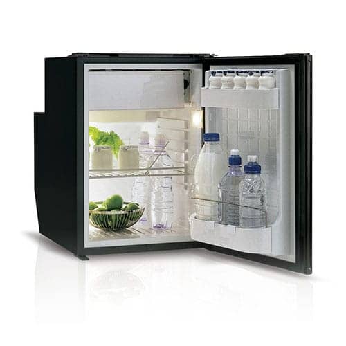 51L Black Fridge with Ice Box 12/24V Chrome Lock C51i  VFC51IBLACL