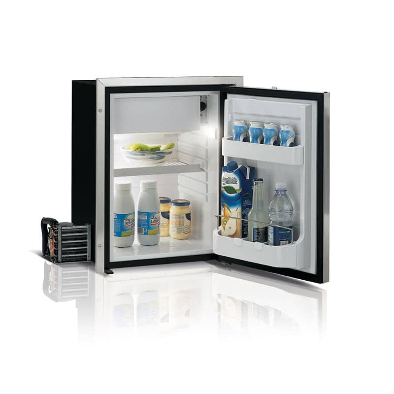 Vitrifrigo - 42L Grey Fridge with Ice Box 12/24V Air Lock VFC42LSIALDX