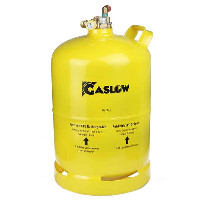 Gaslow Yellow 11kg Refillable LPG Cylinder No1 - 136.4111