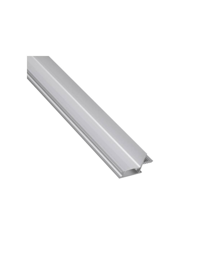 LED Profile Skyline Recessed Transparent    PROFIL-SKYLINE-TR-2M-W