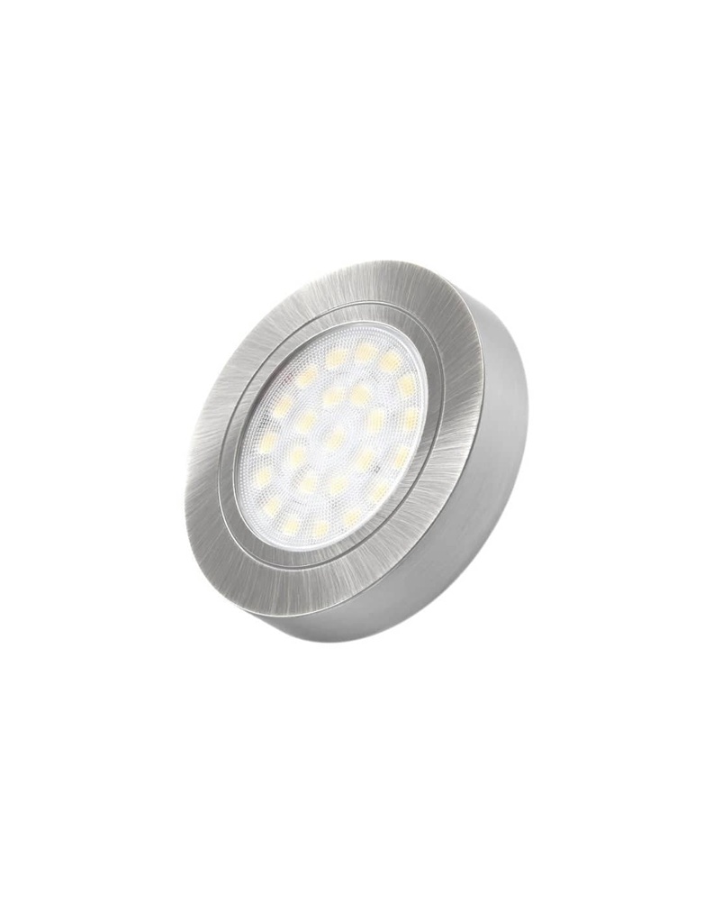 Oval Surface Mount - Brushed Steel Cool White 60K   OVAL-2W-SD-DY-60K-01