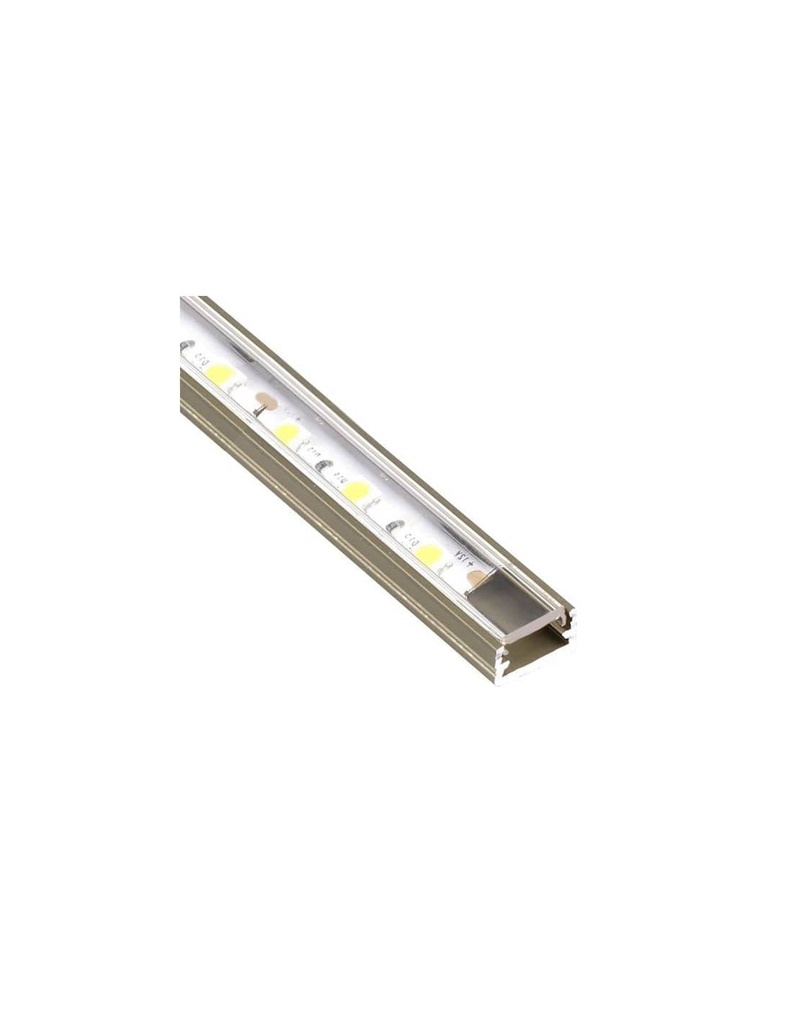 LED Profile LINE MINI 2m Champagne/Transparent   PROFIL-LINEM-TR-2M-I