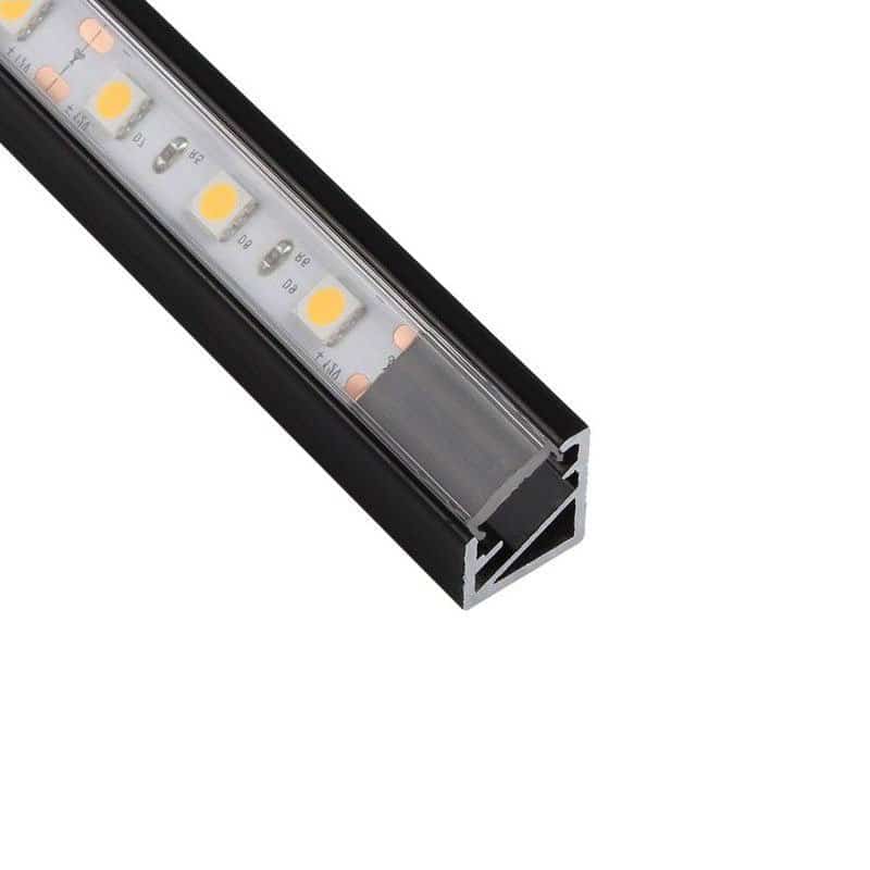 LED Profile TRI-LINE MINI 2M Black/Transparent   PROFIL-MN-3LM-TR-2C