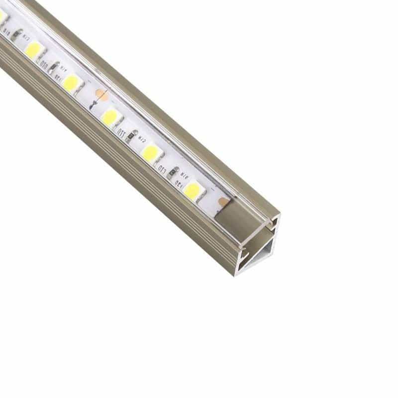 LED Profile TRI-LINE MINI 2M Champagne/Transparent   PROFIL-MN-3LM-TR-2IN