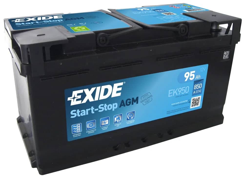 Exide Plain Box AGM 019 95ah 850cca - AGM95