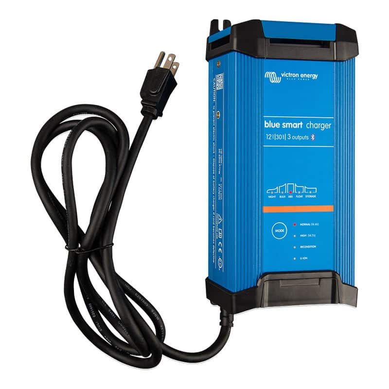 Victron Blue Smart IP22 Charger 12/30(3) 120V NEMA 5-15   BPC123048102