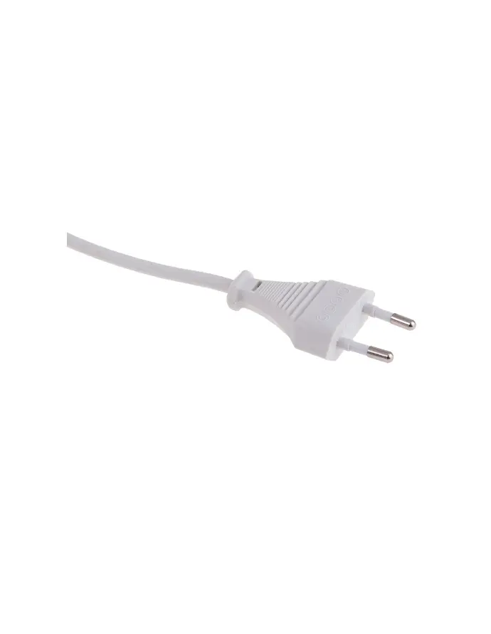 5m long cable 2x0 75mm2 White with EURO plug    PRZ-5M-2X0,75-BIALY