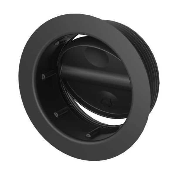 Duct Vent 65mm Directional Black    DX6531B