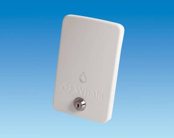 WHALE Water Out Sliding Socket Lid c/w Lock WHITE   AK1432C