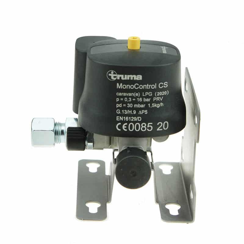 Truma Gas Pressure Reg 30mbar 1.5kg/h with Crash Sensor - 400332