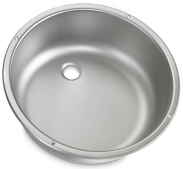 Round Kitchen Sink with Strainer Waste    5859K/9411K