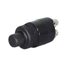 Durite 0-485-02 Push Button Switch Black/Chrome   0-485-02