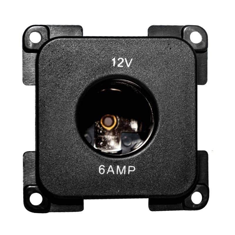 C-Line 12 Volt Socket - Black    PO413