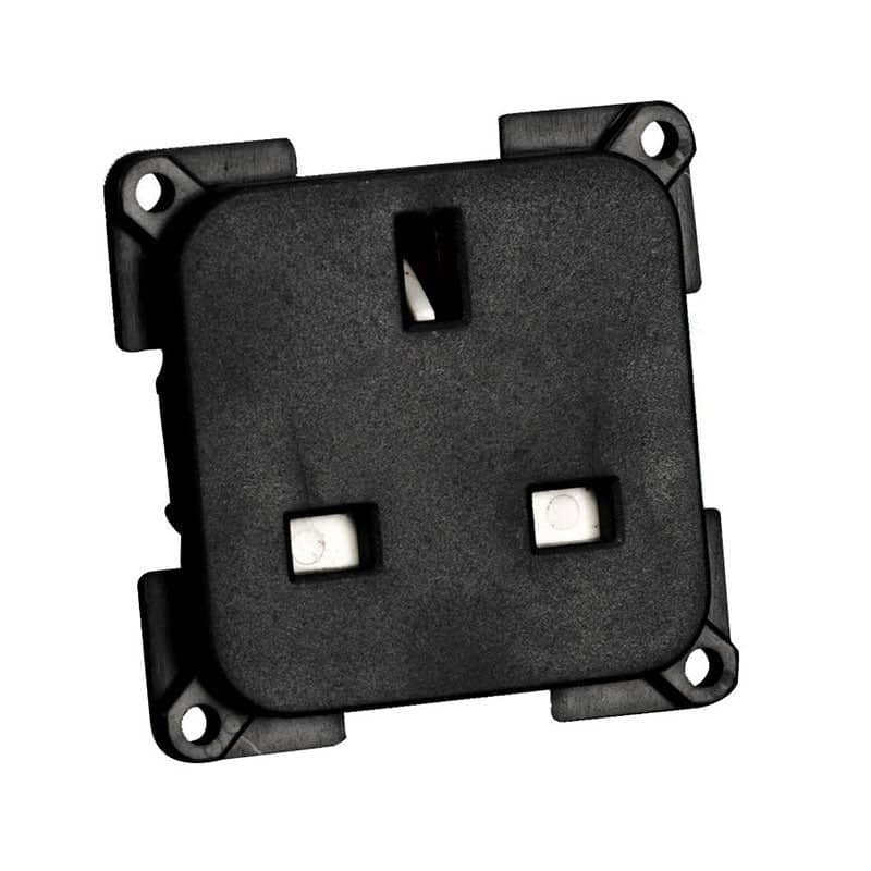 C-Line 13 Amp Socket - Black    PO410