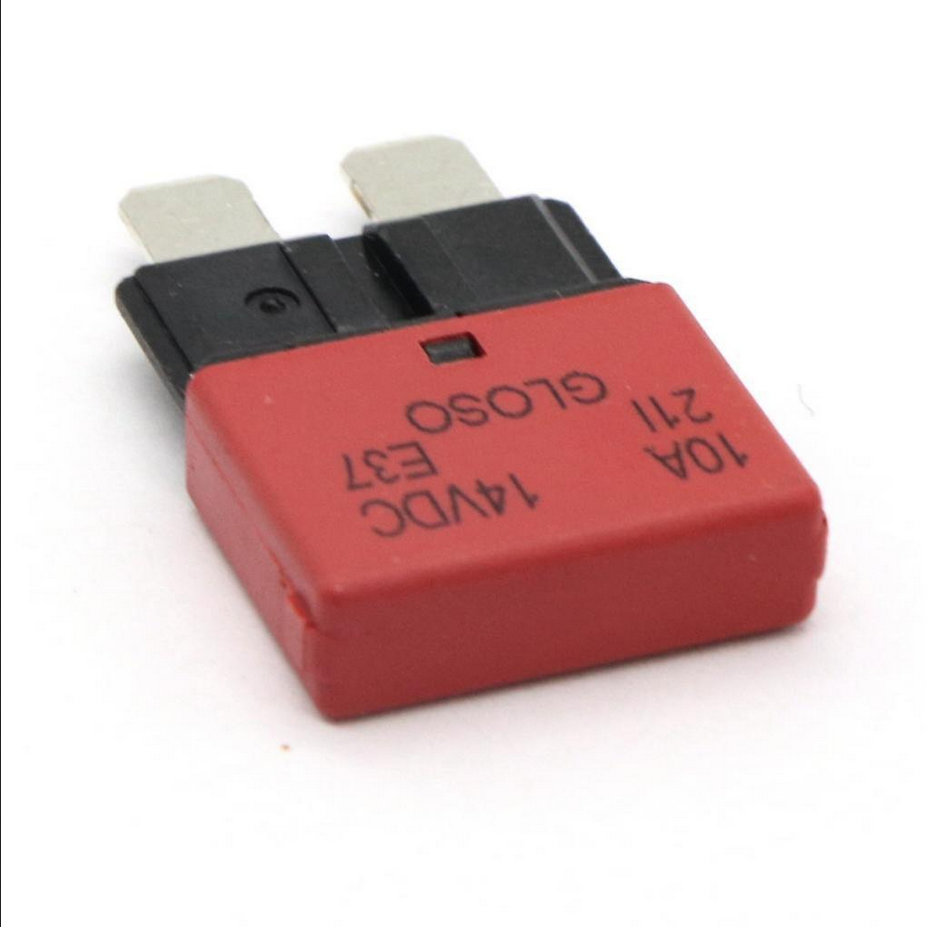 Circuit Breaker STD Blade Fuses ( auto reset ) 10A Red ( Single )   FU37-10