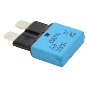 Circuit Breaker STD Blade Fuses ( auto reset ) 15A Blue ( Single )   FU37-15