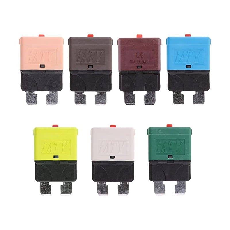 Circuit Breaker STD Blade Fuses ( manual reset ) 6A Black ( Single )   FU42-6