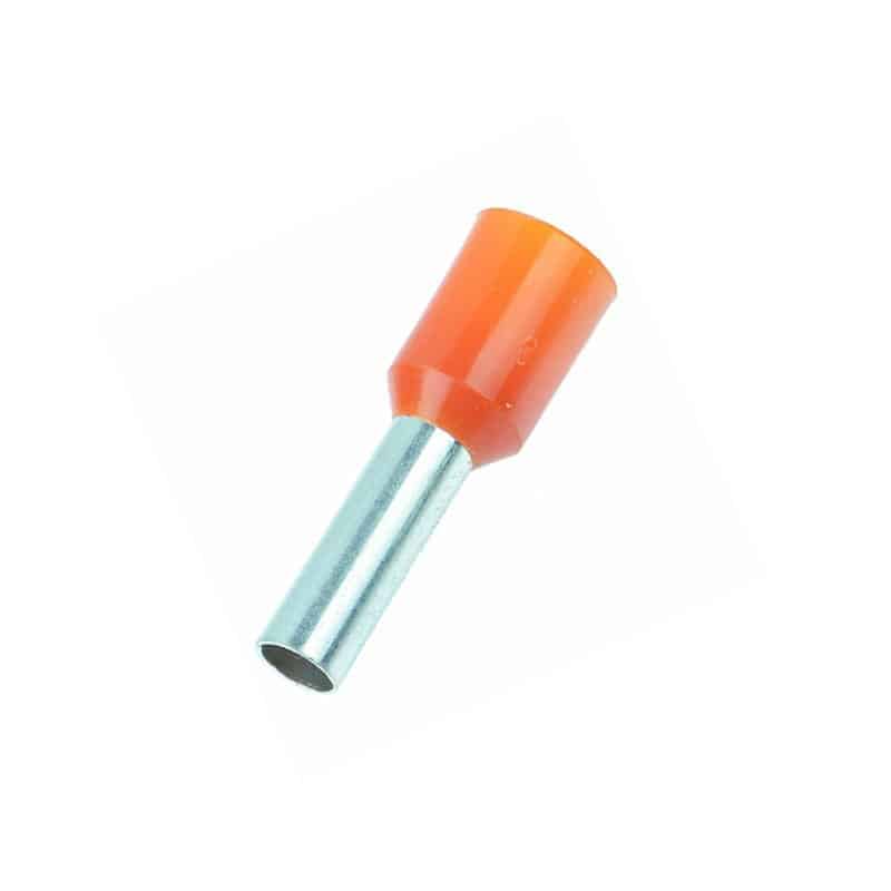 Cord End 4.0mm Orange French T-Range Single Unit   CE4.0A