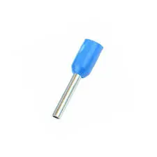 Cord End 0.25mm Light Blue German T-Range Single Unit   CE0.25B