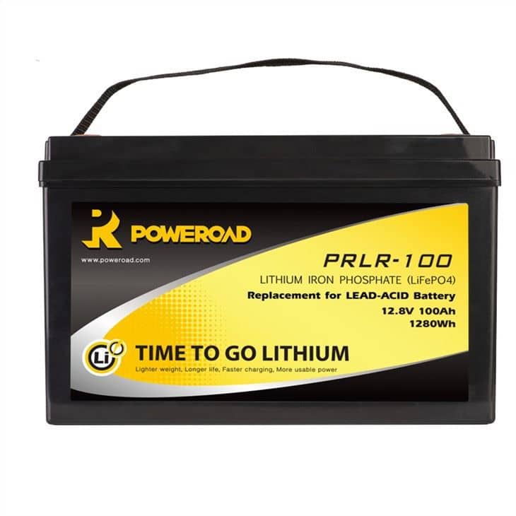 POWEROAD Lithium 12v 100Ah - PRLR-100-DH