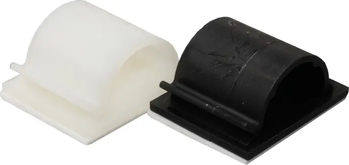 Self Adhesive Cable Clip 16mm Black ( Single )    CCP3-B