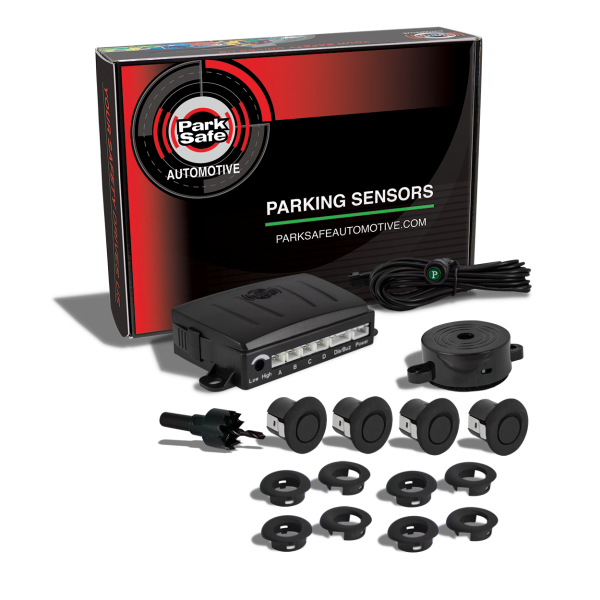 Front Parking Sensor Kit with Buzzer Matt Black PS546MBUZZ