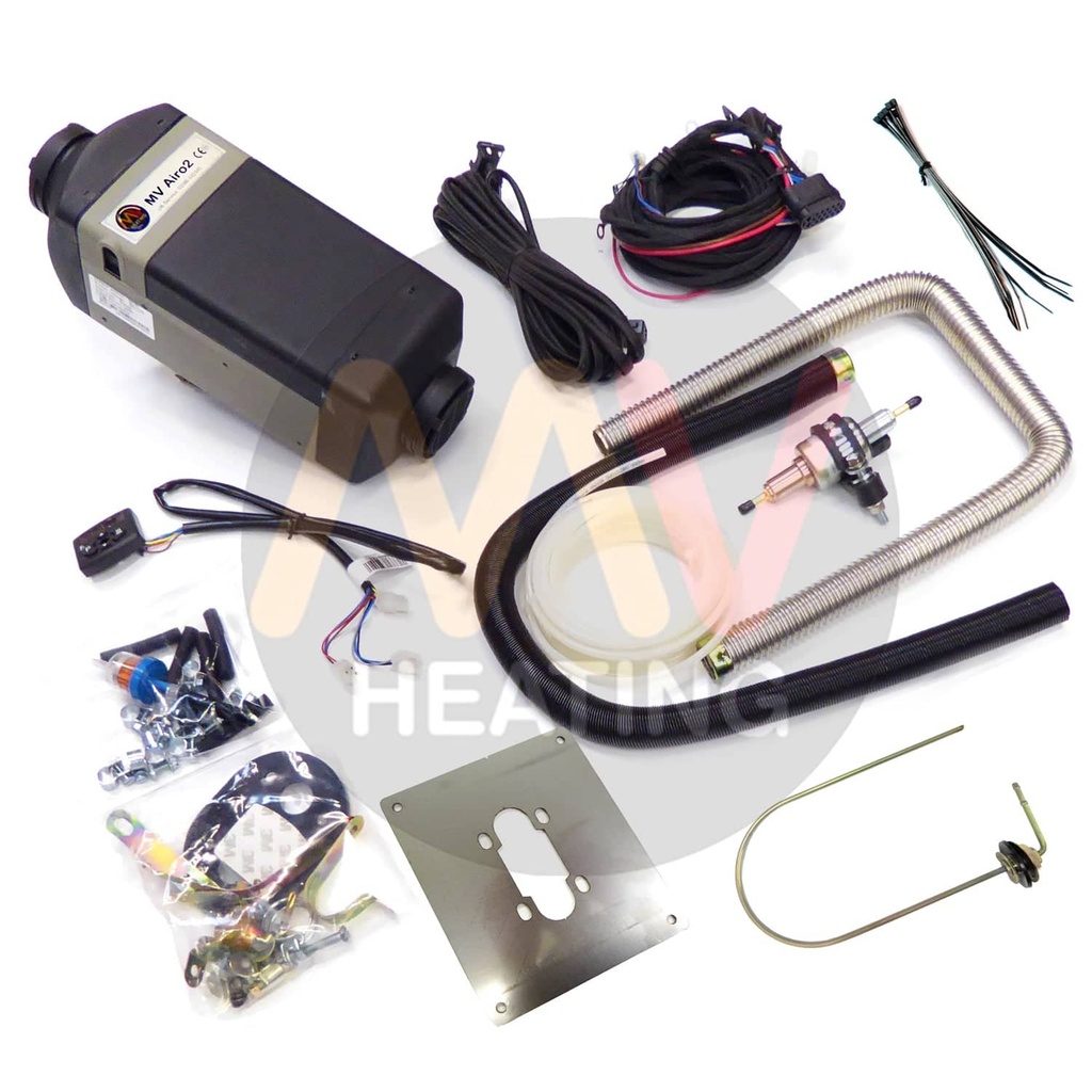 MV Airo 2 heater kit Standard interior mounting kit 12v or 24v  A2C-V1