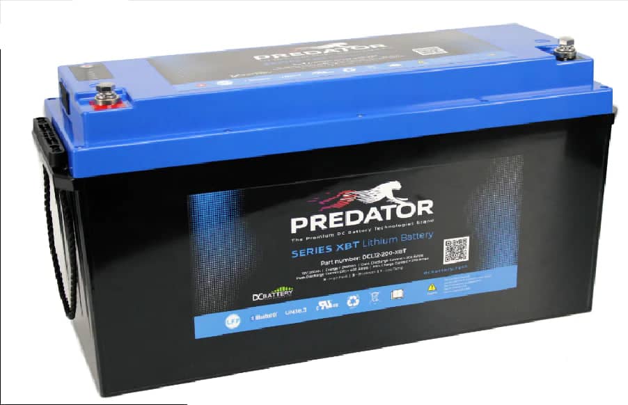 Lithium Battery Predator Bluetooth 12V 200Ah    DCL12-200-XBT