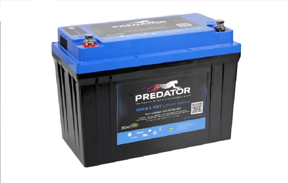 Lithium Battery Predator Bluetooth 12V 100Ah    DCL12-100-XBT